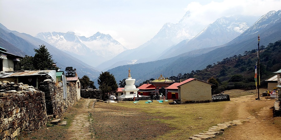 Views from Tengboche during Everest Base Camp Trek